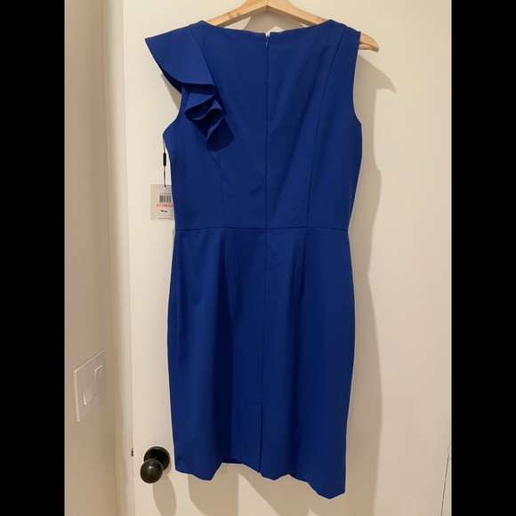 Blue Calvin Klein dress - size 10 - Picture 2 of 4